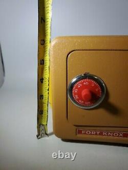 LOT OF 5 Vintage Fort Knox/Mosler Metal Combination Lock Bank/safes