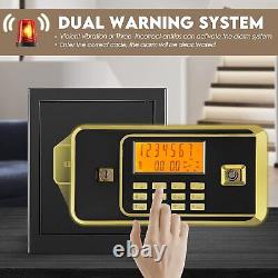 Large 2.0 Cu. Ft Fireproof Safe Box Digital Keypad Security Dual Alarm 2Key Locks