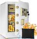 Large 3.2cub Fireproof Safe Hd Lcd Double Lock Cabinet For Money Pistol Jewelry