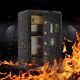 Large 4.2cub Safe Box Fireproof Double Safety Key Lock Lcd, Built In Cabinet Box