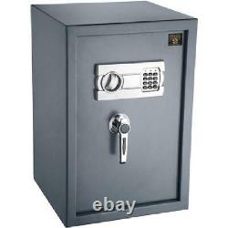 Large Electronic Lock Sentry Safe Box Home Office Security Steel Fireproof, Gray