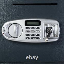 Large Electronic Safe Digital Keypad Cash Box Home Gun Safe Jewelry Papers Lock