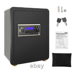 Large Fingerprint 2.5Cub Fireproof Safe Box Digital Security Lock Home Office