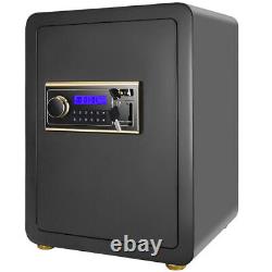 Large Fingerprint 2.5Cub Fireproof Safe Box Digital Security Lock Home Office