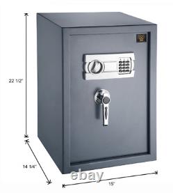 Large Fire Home Office Sentry Safe Digital Lock Box Steel Fireproof, HWD630443