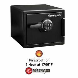 Large Fire Home Office Sentry Safe Digital Lock Box Steel Fireproof, SFW082ET