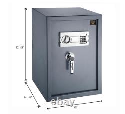 Large Fire Home Office Sentry Safe Electronic Lock Box Security Steel New