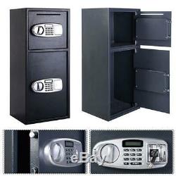 Large Fire Safe Electronic Lock Box Security Steel Fireproof Home Office Sentry