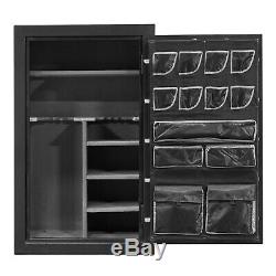 Large Fireproof Gun Safes Cabinet for Rifles with Mechanical Lock 59x36x25
