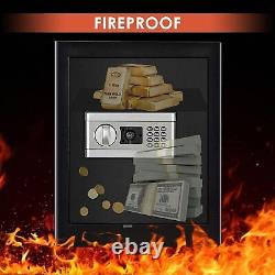 Large Fireproof Safe Box 2.08Cu. Ft Digital Keypad Lock Pistol Cash Jewelry Cash