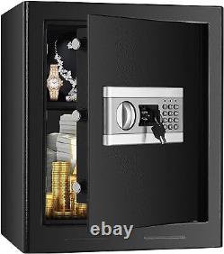 Large Fireproof Safe Box 2.5Cu. Ft Digital Keypad Lock Pistol Cash Jewelry Cash