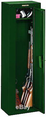 Large HD Steel Rifle Pistol Shotgun 8-12 Gun Cabinet Safe Home Security Storage