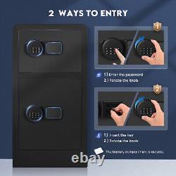 Large Home Safes Double Safes Lockbox Digital Keypad Pistol Cabinet Money Safes