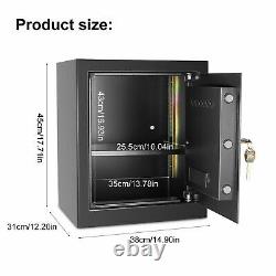 Large LCD Digital Electronic Safe Box Keypad Lock Security Gun With Alarm Keypad