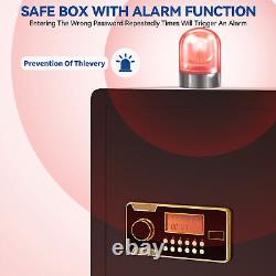 Large Safe 3 CuBic Security Home Safe Box withFireproof Document + Digital Keypad