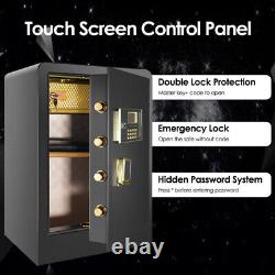 Large Safe Box 2.5cu. Ft Digital Fireproof Safe Built In Lock Box Dual Key Lock