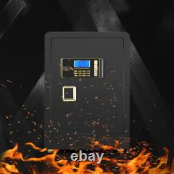 Large Safe Box 2.8 cu. Ft Digital Fireproof Safe Built In Lock Box Dual Key Lock
