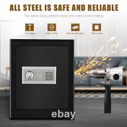 Large Safe Box Electronic Digital Lock Keypad Home Security Gun Cash 1.7 Cu. Ft