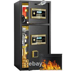 Large Safe Box, Home Safe with Digital Keypad