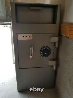 Locked Estate Safe! Cash Drop Box Vault with Mechanical Dial Combination Lock