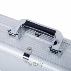 Locking Gun Rifle Safe HandGun Long Aluminum Box Case Combination Lock Foam Pad