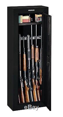 Long Safe 8 Gun Large Rifle Organize Home Hunting Storage Cabinet Indoor Key