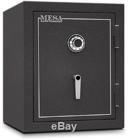 MESA 3.9 cu. Ft. Fire Resistant Combination Lock Burglary and Fire Safe
