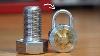 Making A Combination Lock Out Of Stainless Steel Bolts