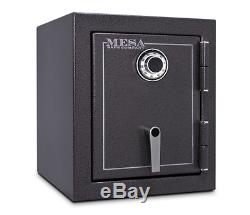 Mesa Safe Company Burglary Safe Security Combination Lock, Fire Resistant Steel