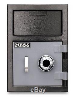Mesa Safe MFL2014C All Steel Depository Safe with Combination Lock, 0.8-Cubic