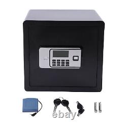 Money Digital Safe Box 1.4 cu. Ft Cabinet Home Office Security Box with Key Lock