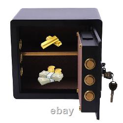 Money Digital Safe Box 1.4 cu. Ft Cabinet Home Office Security Box with Key Lock
