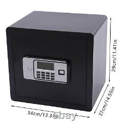 Money Digital Safe Box 1.4 cu. Ft Cabinet Home Office Security Box with Key Lock