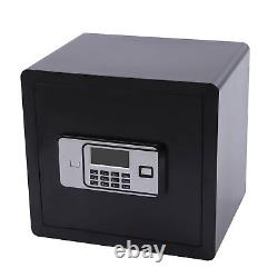 Money Digital Safe Box 1.4 cu. Ft Cabinet Home Office Security Box with Key Lock