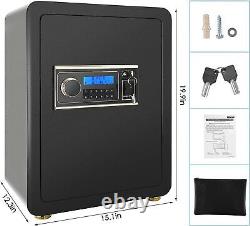 Money Digital Safe Box 2.5 Cub Large Cabinet for Home Security Fingerprint Lock
