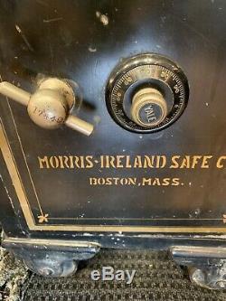 Morris-ireland safe co Boston mass. Vintage 1870s-1900 Combination Lock Safe