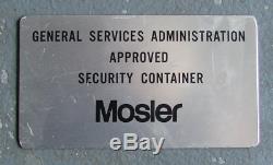 Mosler File Safe 2 Drawer Ammo Storage Security File Kaba Mas X-10 Lock