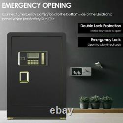 NEW 3.5 Cubic Digital Electronic Safe Box Keypad Lock Security Home Office Hotel