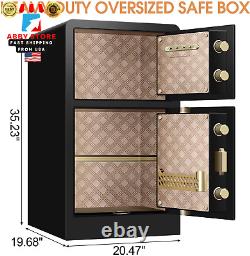 NEW 7.2 Cu Ft Extra Large Heavy Duty Home Safe Fireproof Waterproof Safe Box