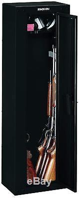 NEW Stack-On 8-Gun Security Cabinet Rifle Safe Storage Firearm 3-point locking