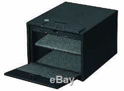 NEW Stack-On QAS-1200 Quick Access Safe with Electronic Lock Black Home Gun Case