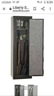 New Black Liberty Fireproof Gun cabinet safe 5ft tall