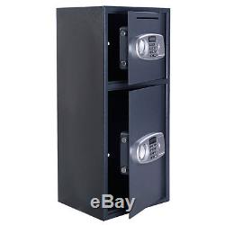 New Double Door Combination Lock Safe Box Security Digital Steel Home Office