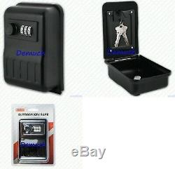 New KEY SAFE with 3 DIGIT COMBINATION LOCK Security Keys Jewellery Home Office