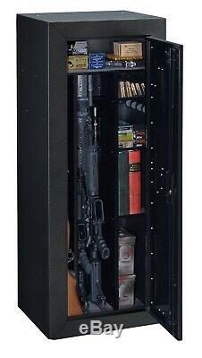 New! STACK-ON 16 Gun TACTICAL Security Cabinet 14 Rifle + 2 Pistol Locker Safe