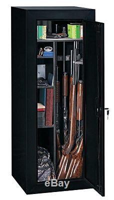 New Stack-On 18 Gun Fully Convertible Steel Security Cabinet Safe Rifle