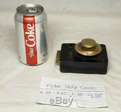 Old Antique Sargent & Greenleaf Victor Safe & Lock Co. Brass Combination Lock