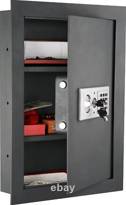 Paragon Lock & Safe 7725 Superior Wall Safe 7725 Flat Electronic Wall Safe For