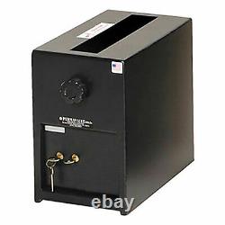 Perma-Vault Depository Safe, Group II Combination Lock, Small, 8W x 11-3/4D x