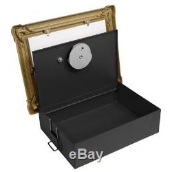 Picture Frame Photo Combination Lock Safe Library Shelf Home Office Table Decor